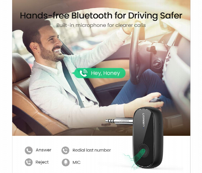 Ugreen Bluetooth Receiver 5.1 Wireless Audio Adapter Dual Device - Zoom Image 5