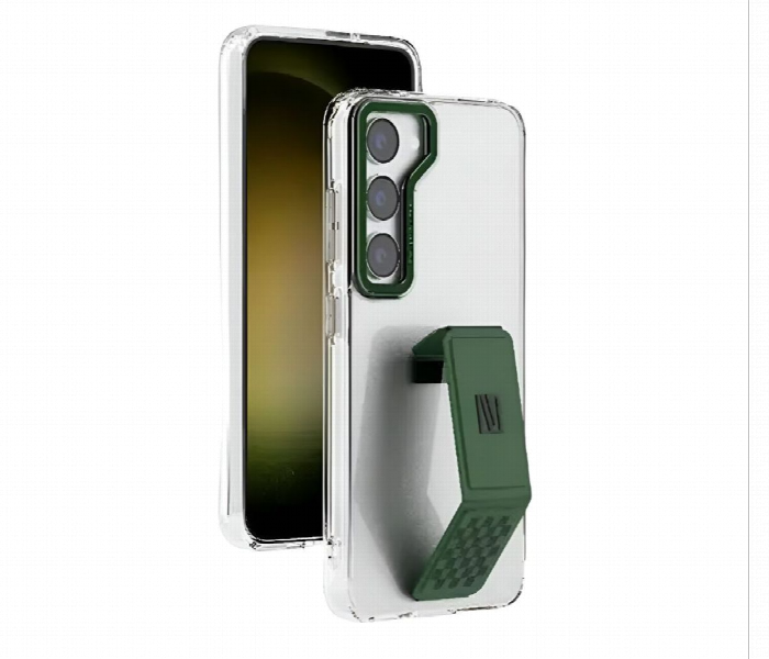 Levelo Morphix Clara S23 Pro Gripstand Back Case Green - Zoom Image 1