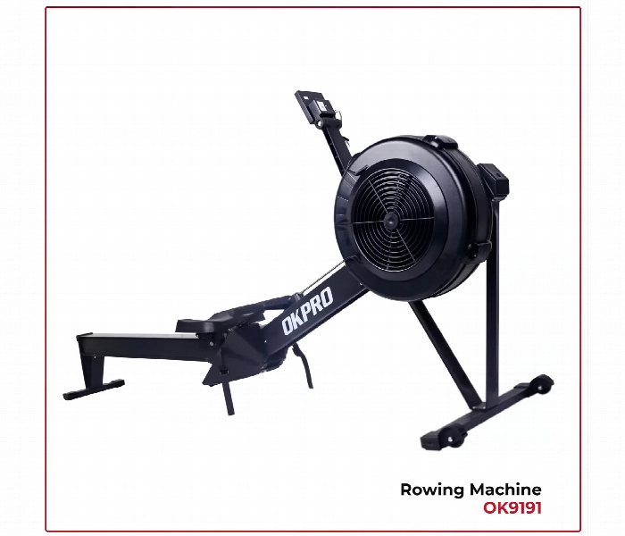 Okpro Ok9191Rowing Cardio Machine With Lcd Display - Zoom Image