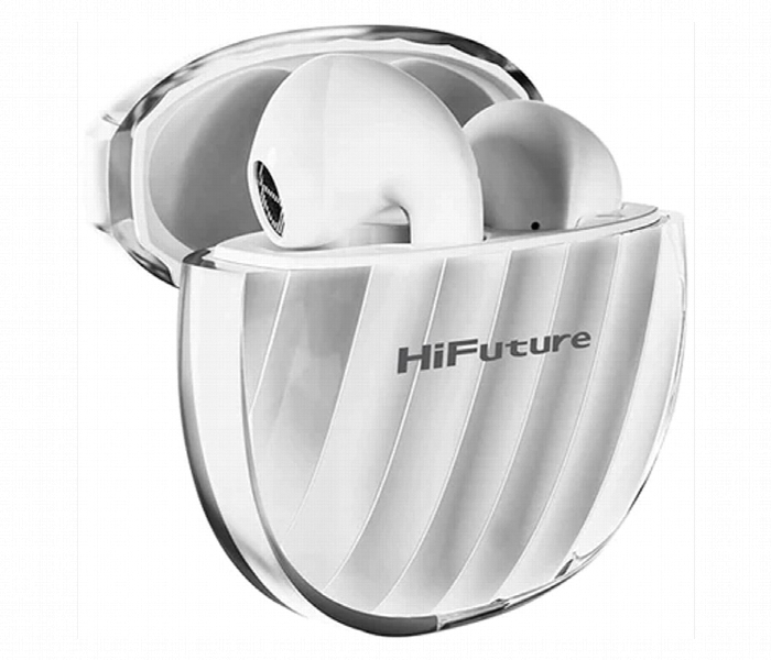 Hifuture Flybuds 3 Wireless Earbuds Bluetooth 5.3 White - Zoom Image 2
