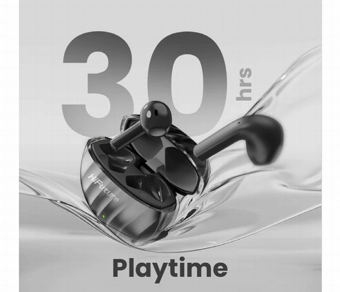 Hifuture Flybuds 3 Wireless Earbuds Bluetooth 5.3 Black - Zoom Image 2