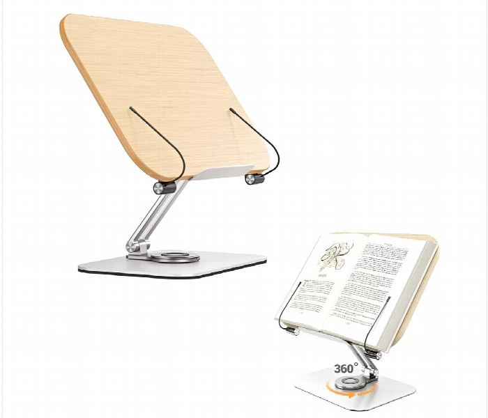 R04 Multifuctional Reading Stand Adjustable Desktop Bookshelf - Zoom Image 1
