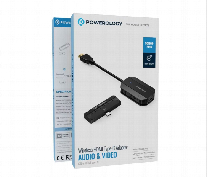 Powerology Wireless Hdmi Typec Adapter Phdmacbk - Zoom Image 5