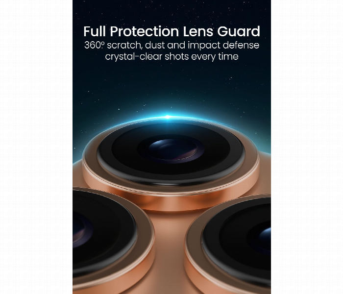 Moxedo Iphone 17 Pro Max 6.9 Camera Lens Protector Orange - Zoom Image 2