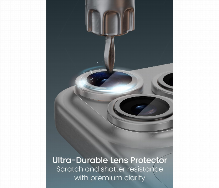Moxedo Iphone 17 Pro Max 6.9 Camera Lens Protector Titanium - Zoom Image 4