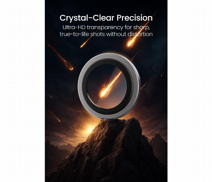 Moxedo Iphone 17 Pro Max 6.9 Camera Lens Protector Titanium - Zoom Image 3