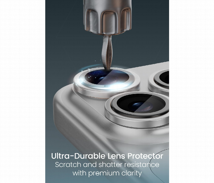 Moxedo Iphone 17 Pro Max 6.9 Camera Lens Protector Silver - Zoom Image 5