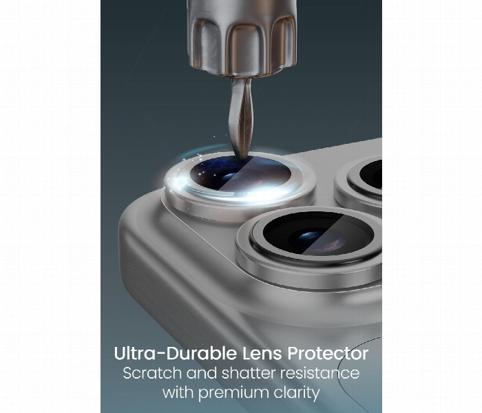 Moxedo Iphone 17 Pro 6.3 Camera Lens Protector Titanium - Zoom Image 3
