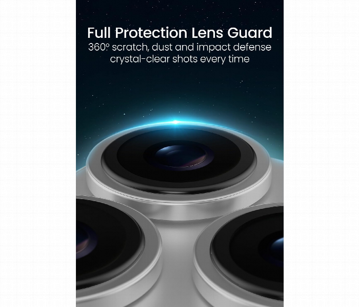 Moxedo Iphone 17 Pro 6.3 Camera Lens Protector Silver - Zoom Image 4