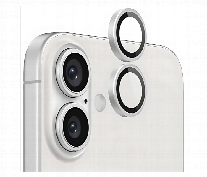 Moxedo Iphone 17 6.1 Camera Lens Protector Silver - Zoom Image
