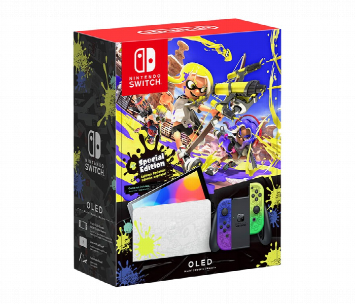 Nintendo Switch Oled Splatoon 3 Edition Console 64Gb - Zoom Image 5