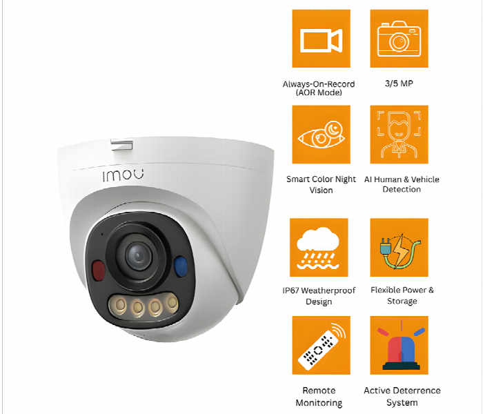 5Mp Fixed Dome Indoor Poe Security Camera Ipc Ps8D 5V0 - Zoom Image 2