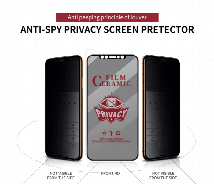 Iphone 11 Pro Privacy Ceramic Matte Screen Guard - Zoom Image 2