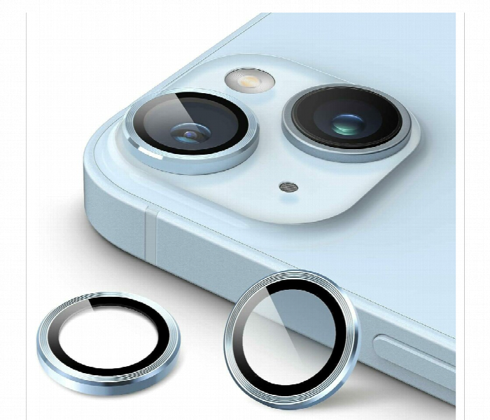 Iphone 15 Blue Camera Protector - Zoom Image