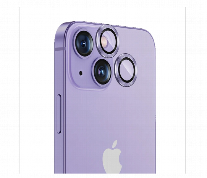 Iphone 14 Purple Camera Protector - Zoom Image