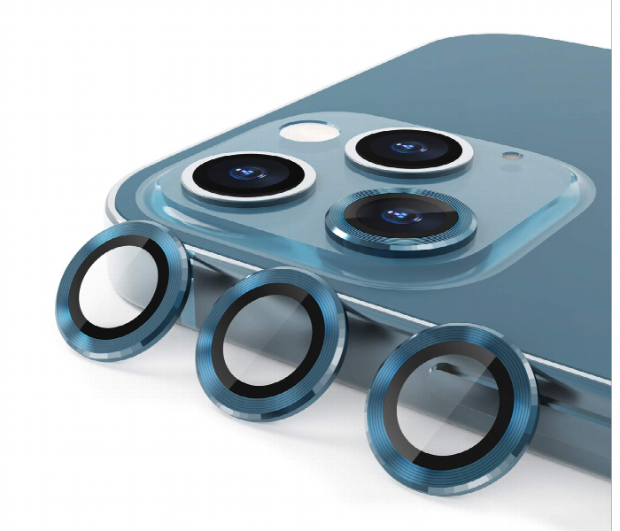Camera Lens Protector Iphone 12 Pro Max Pacific Blue - Zoom Image