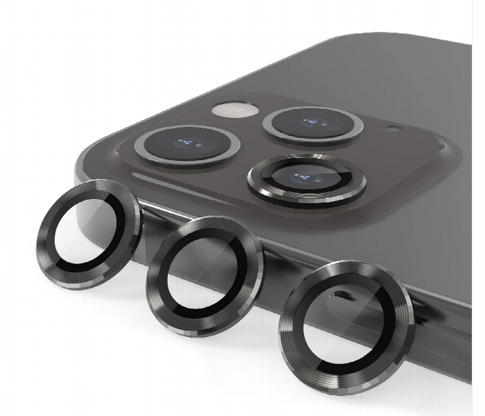 Camera Lens Protector Iphone 12 Pro Graphite Tempered - Zoom Image