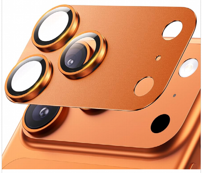 Iphone 17 Pro Max Full Camera Protector Cosmic Orange Glass - Zoom Image 1