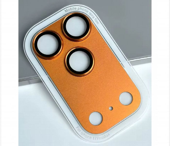 Iphone 17 Pro Max Full Camera Protector Cosmic Orange Glass - Zoom Image 3