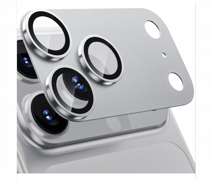 Iphone 17 Pro Max Full Camera Protector Silver - Zoom Image 1