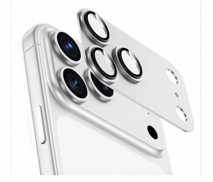 Iphone 17 Pro Max Full Camera Protector Silver - Zoom Image 2
