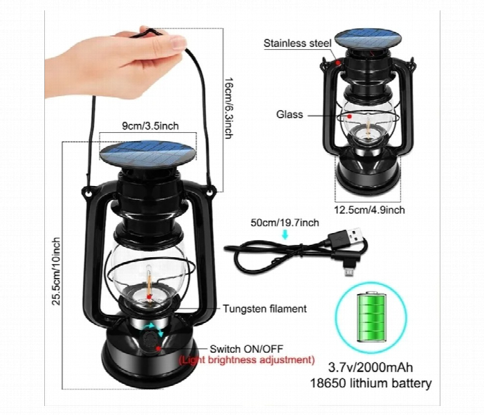 Ramadan Solar Lantern Eco Friendly Decorative Light - Zoom Image 4