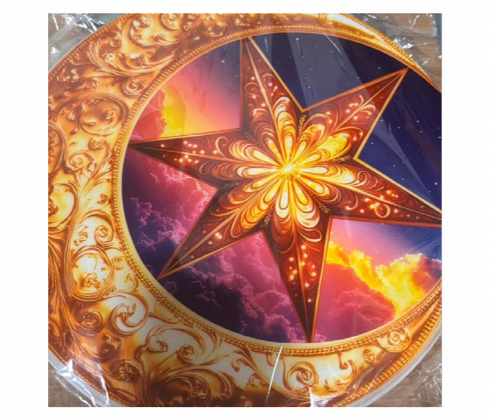 Ramadan Crescent Moon Star Hanging Decor For Eid - Zoom Image 2