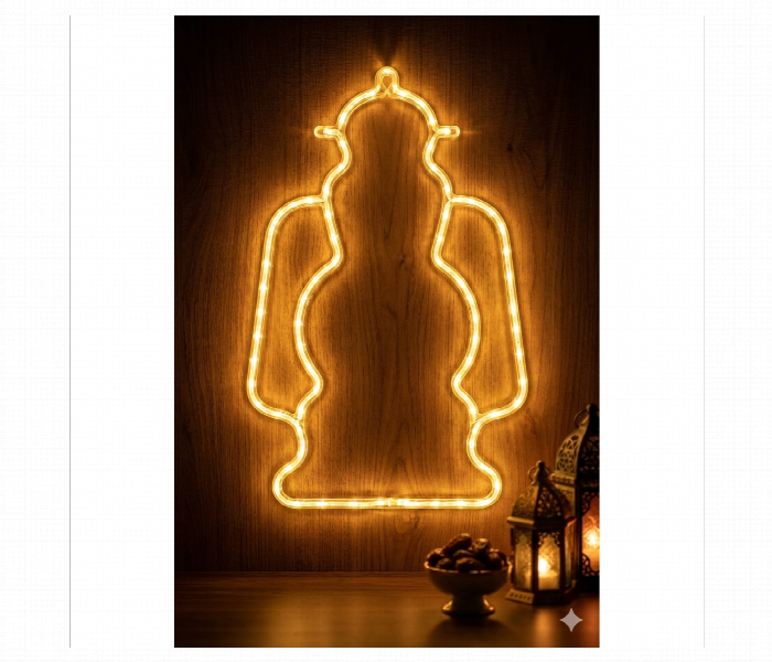 Ramadan Led Mosque Wall Light Islamic Decor Qa - Zoom Image 1