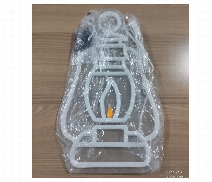 Ramadan Neon Lantern Wall Light Warm Glow Decor Qa - Zoom Image 3