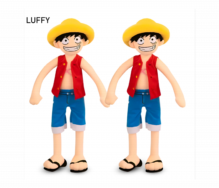 Soft Luffy 100Cm 1Pc . One Piece - Zoom Image