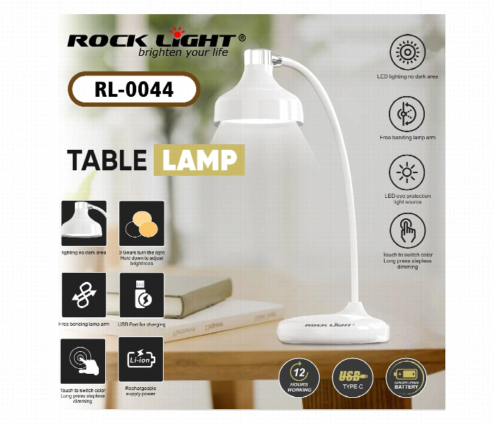 Table Lapm Rock Light Toch Dimmer - Zoom Image 2