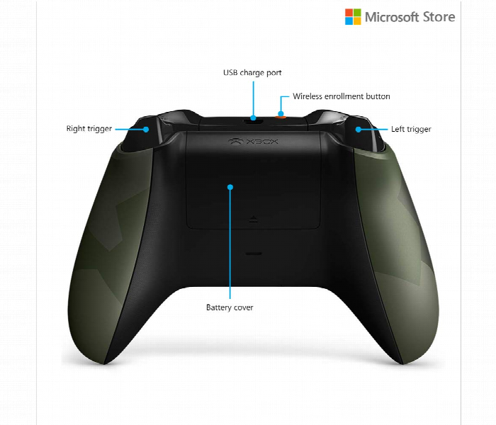 Xbox Wireless Controller Armed Forces Ii Edition - Zoom Image 3