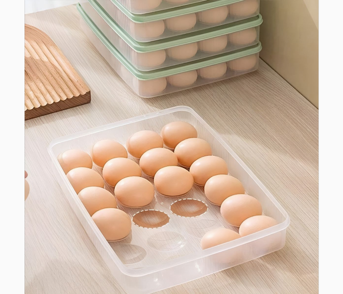 Plastic Egg Storage Box With Lid Pink - Zoom Image 6