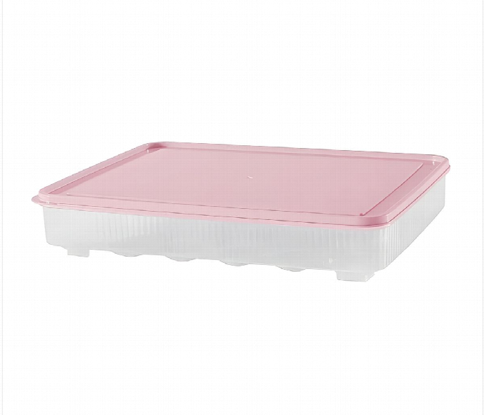 Plastic Egg Storage Box With Lid Pink - Zoom Image 5
