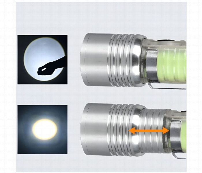 Multifunctional Zoom Flashlight 520A - Zoom Image 3