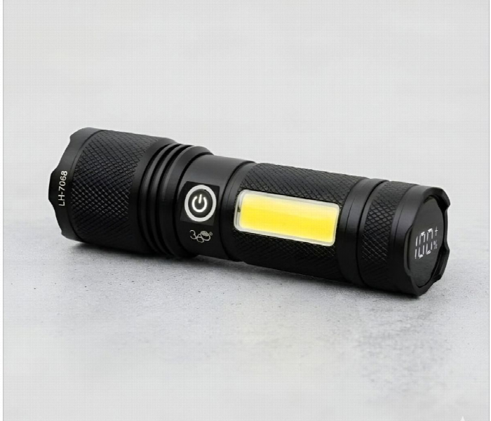 Usb Led Flashlight Lh 7068 P100 Plus Cob Light - Zoom Image 3
