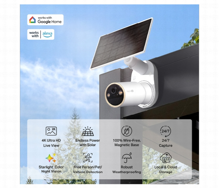 Tapo C460 Kit Solarpowered Security Camera Kit - Zoom Image 3