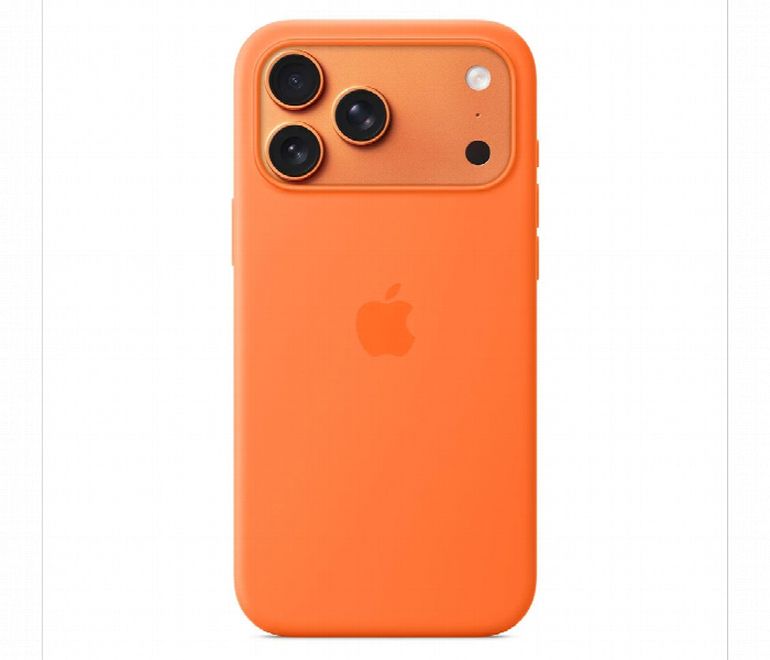 Apple Iphone 17 Pro Max Silicone Case Magsafe Orange - Zoom Image