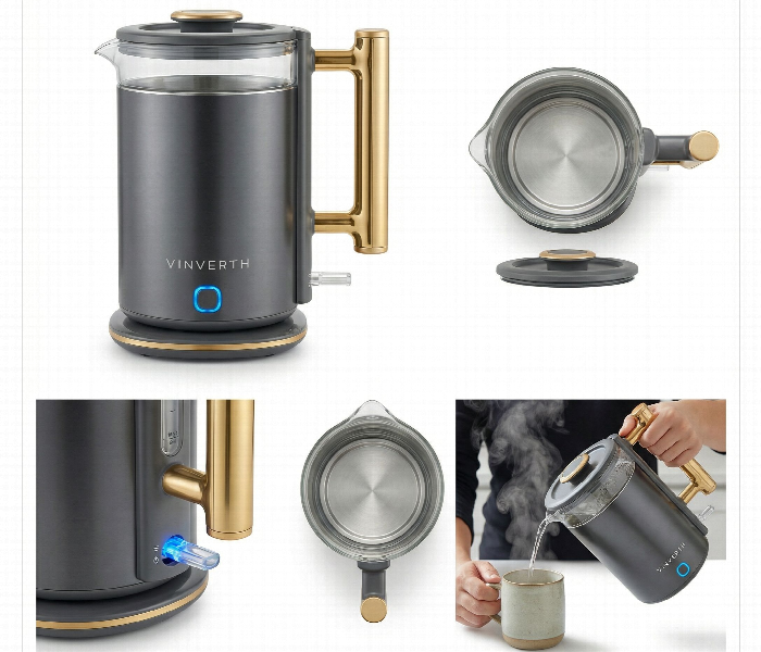 Vinverth E210022 Electric Kettle 1.7Ltr - Zoom Image 3