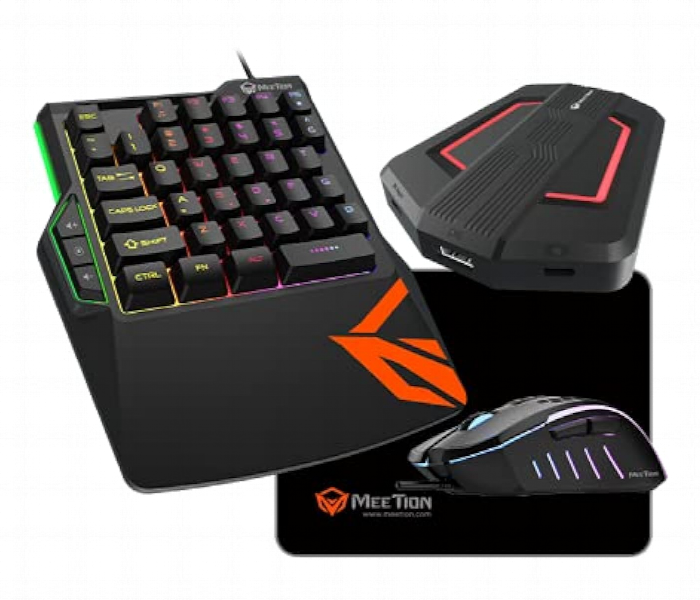 Meetion 4In1 Gaming Combo Console Compatible Usb Kit - Zoom Image 1