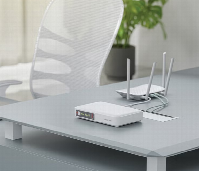 Green Lion G-Ups25  Mini Dc Ups Multifunction Network White - Zoom Image 2