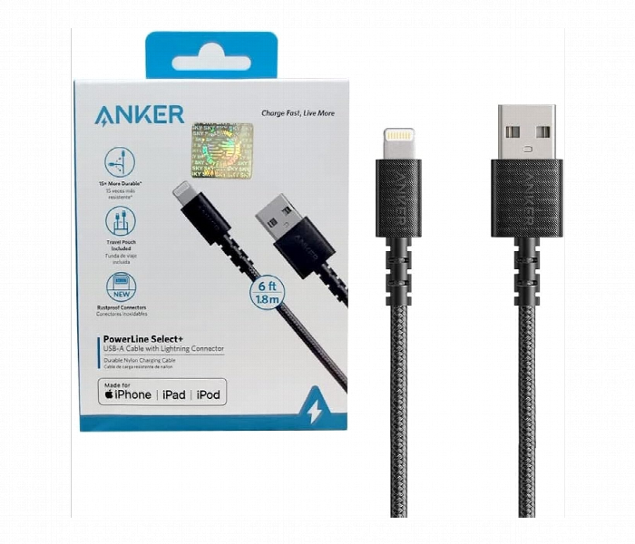 Anker Powerline Select Plus  A8013H12 6Ft Braided Cable - Zoom Image 3
