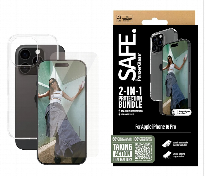Panzerglass 2 In 1 Bundle Iphone 16 Pro Case Guard - Zoom Image 2