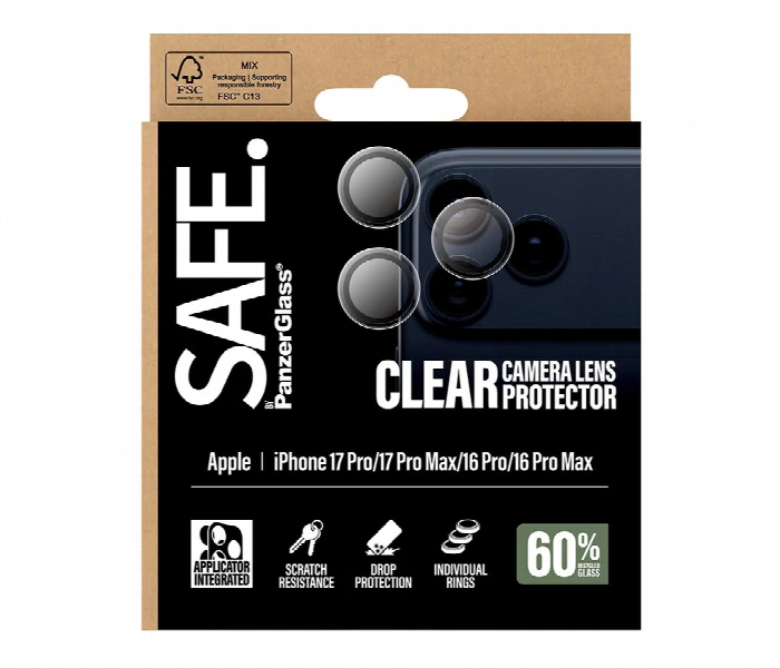 Panzerglass Lens Protector Iphone 17 Pro Max Clear - Zoom Image 4