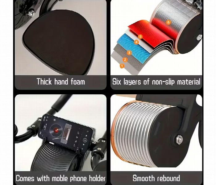 Quick Rebound Abdominal Wheel With Knee Mat - Zoom Image 5