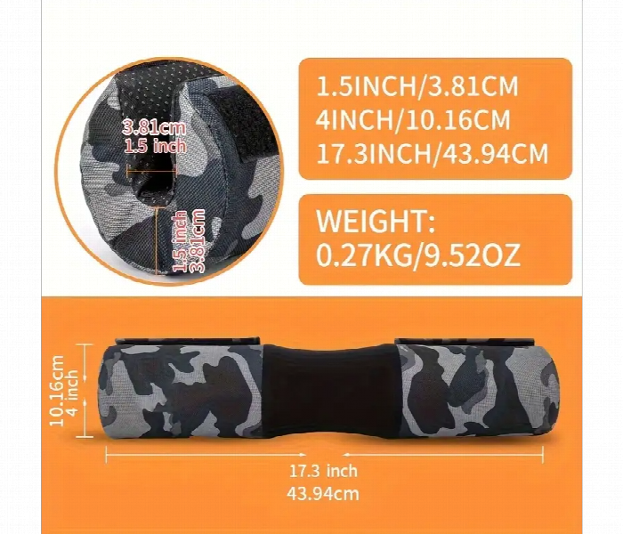 Anerman Premium Squat Pad Barbell Cushion Support - Zoom Image 4