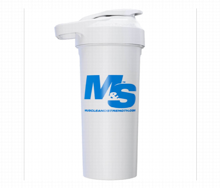Muscle And Strength Performance Shaker 800Ml Ghost White - Zoom Image