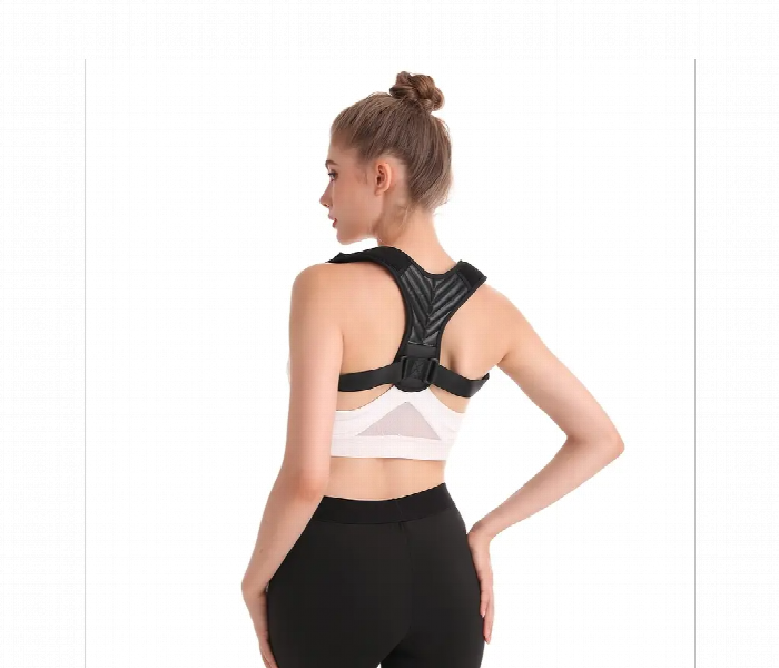 Universal Back Support Brace X Large Black - Zoom Image 2