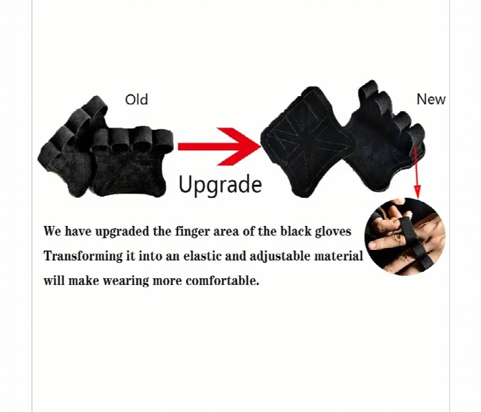 Bhdc Workout Palm Protectors Black - Zoom Image 4