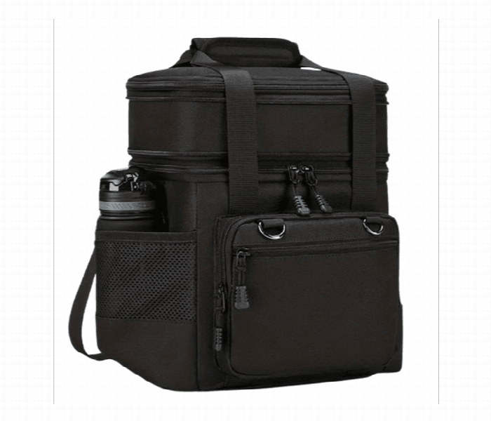 Flexur Double Decker Meals Lunch Bag Black - Zoom Image 1